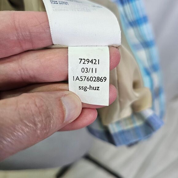 Tommy Hilfiger Blue Plaid The Tommy Blazer Jacket Size Small - Picture 12 of 14